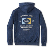 Plane Fleece Hoodie - Navy Mineral Wash Outerwear Katin Navy Mineral S 