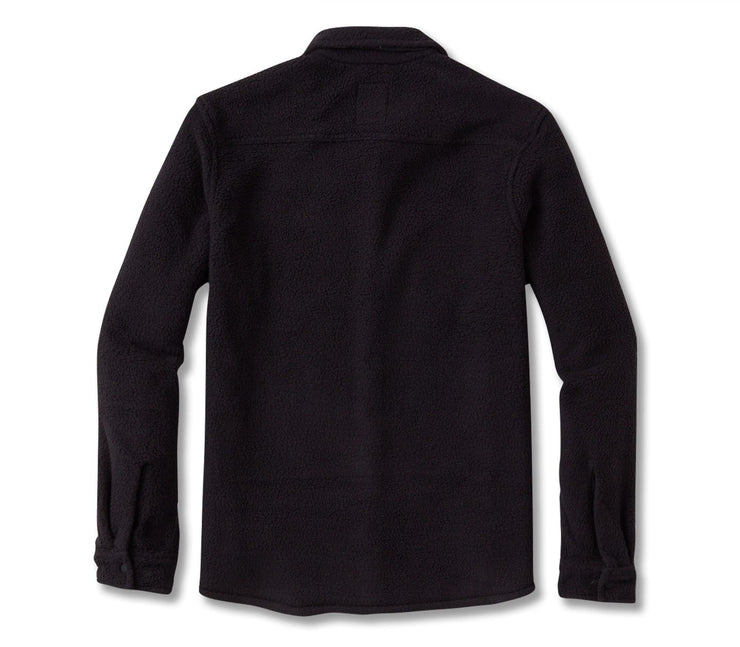 Utility High-Pile Fleece Overshirt - Black Outerwear Timberland Apparel 