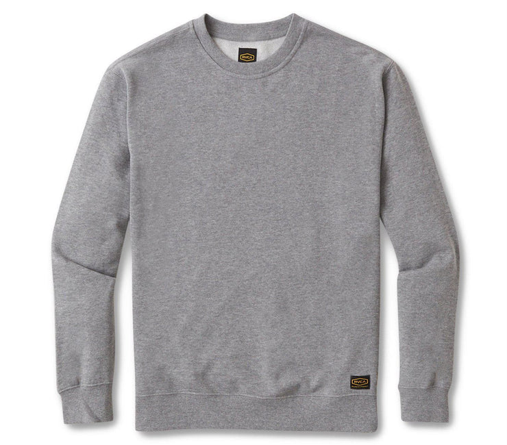 Day Shift Crew -Athletic Grey Heather Tops RVCA Athletic Grey Heather S 