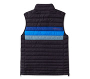 Fuego Down Vest - Black & Pacific Stripes Outerwear Cotopaxi 