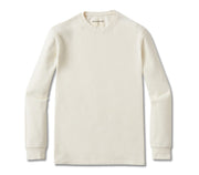 Vintage Thermal Crew - Ivory Tops The Normal Brand Ivory S 