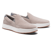 Maple Grove Slip On Sneaker - Grey Nubuck Leather