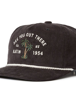Bermuda Cord Hat - Black