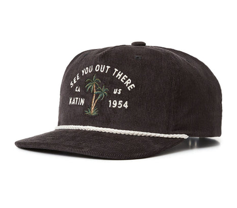 Bermuda Cord Hat - Black