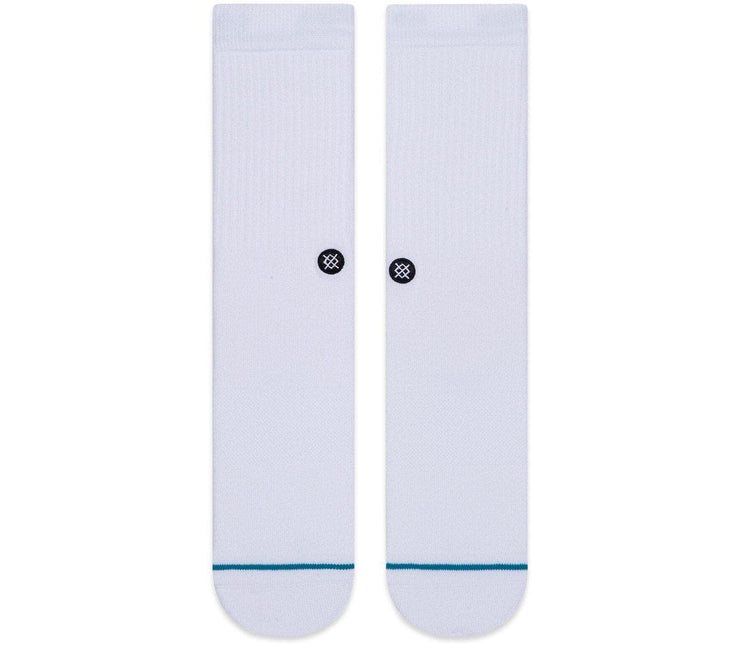 Icon Classic Crew Socks - White Accessories Stance 