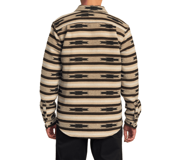 RVCA Blanket Shirt - Khaki Tops RVCA 