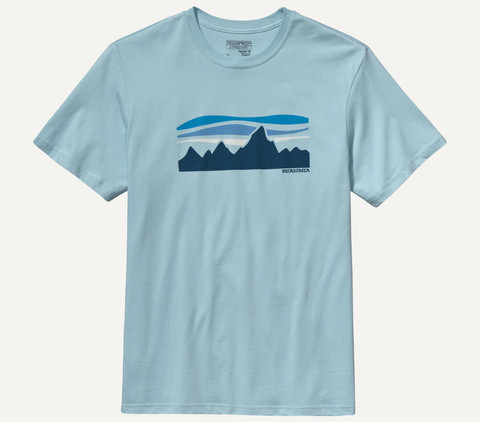 Patagonia 'Fitz Roy Banner' Cotton Tee