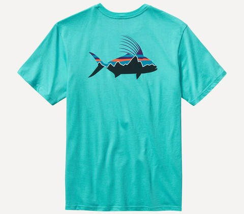 Patagonia 'Fitz Roy Rooster' Cotton Tee