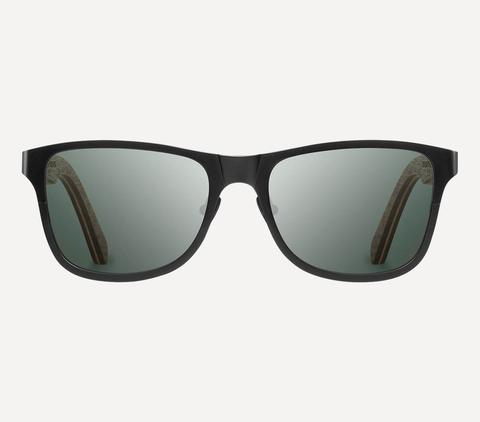 Shwood 'Canby' Titanium Polarized Wayfarer Sunglass