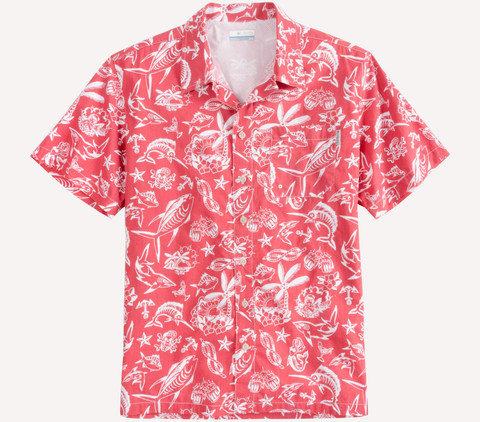 Columbia 'Trollers Best' Hawaiian Button Down